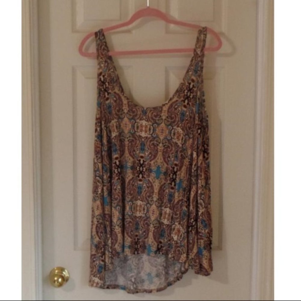 !Sale! Size 2 Lovesick Paisly High Low Tank Top